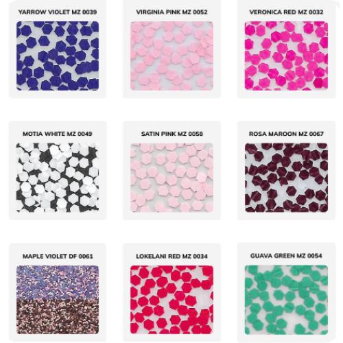 Cosmetic Glitters Mosaics